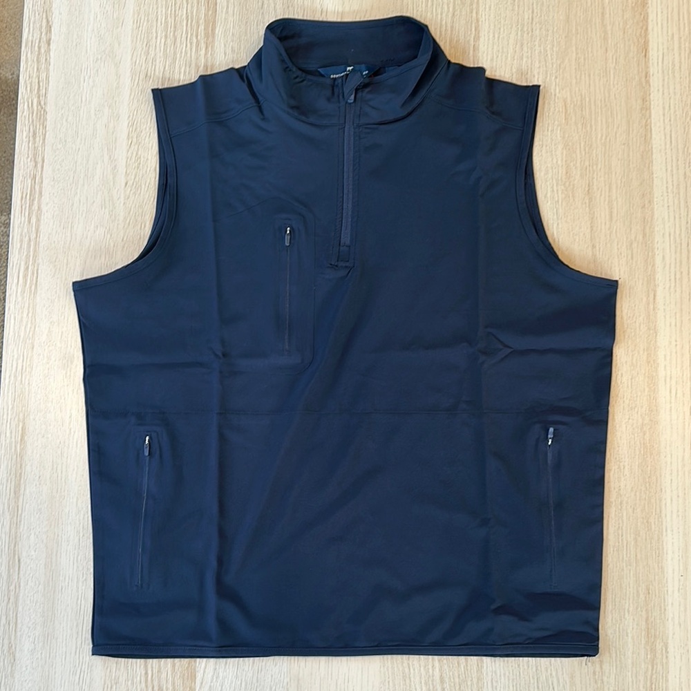 Navy Performance Golf Vest